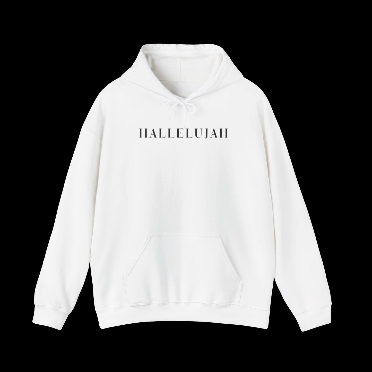 Hallelujah Hooded Sweatshirt | Comfort Wear, Unisex Fashion, Faith-Inspired Apparel, Cozy Gift, Relaxed Style