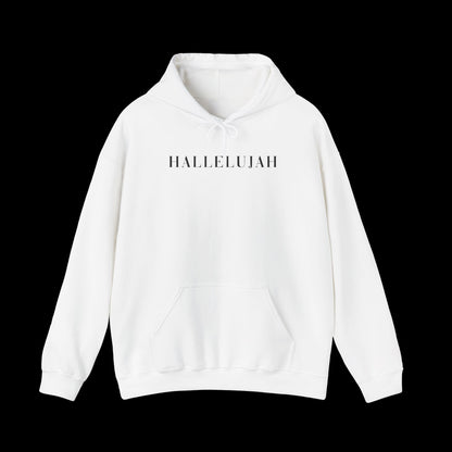 Hallelujah Hooded Sweatshirt | Comfort Wear, Unisex Fashion, Faith-Inspired Apparel, Cozy Gift, Relaxed Style