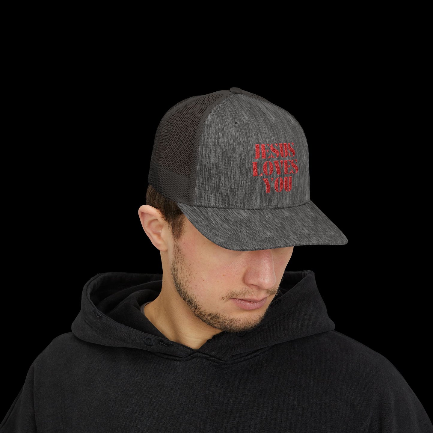 Jesus Loves You Snapback Trucker Cap