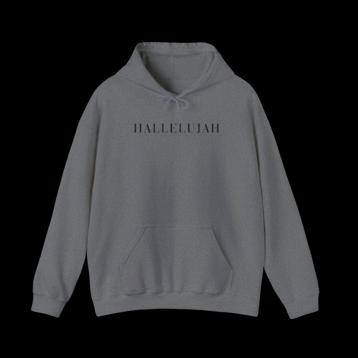Hallelujah Hooded Sweatshirt | Comfort Wear, Unisex Fashion, Faith-Inspired Apparel, Cozy Gift, Relaxed Style