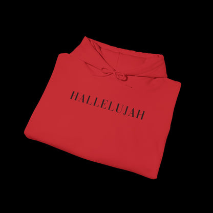 Hallelujah Hooded Sweatshirt | Comfort Wear, Unisex Fashion, Faith-Inspired Apparel, Cozy Gift, Relaxed Style