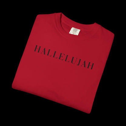 Hallelujah Graphic T-Shirt | Unisex Vintage Tee for Faith & Adventure | Perfect for Casual Wear, Gifts, Church Events, or Summer Outings