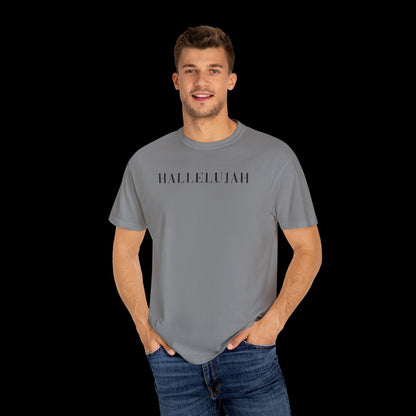 Hallelujah Graphic T-Shirt | Unisex Vintage Tee for Faith & Adventure | Perfect for Casual Wear, Gifts, Church Events, or Summer Outings