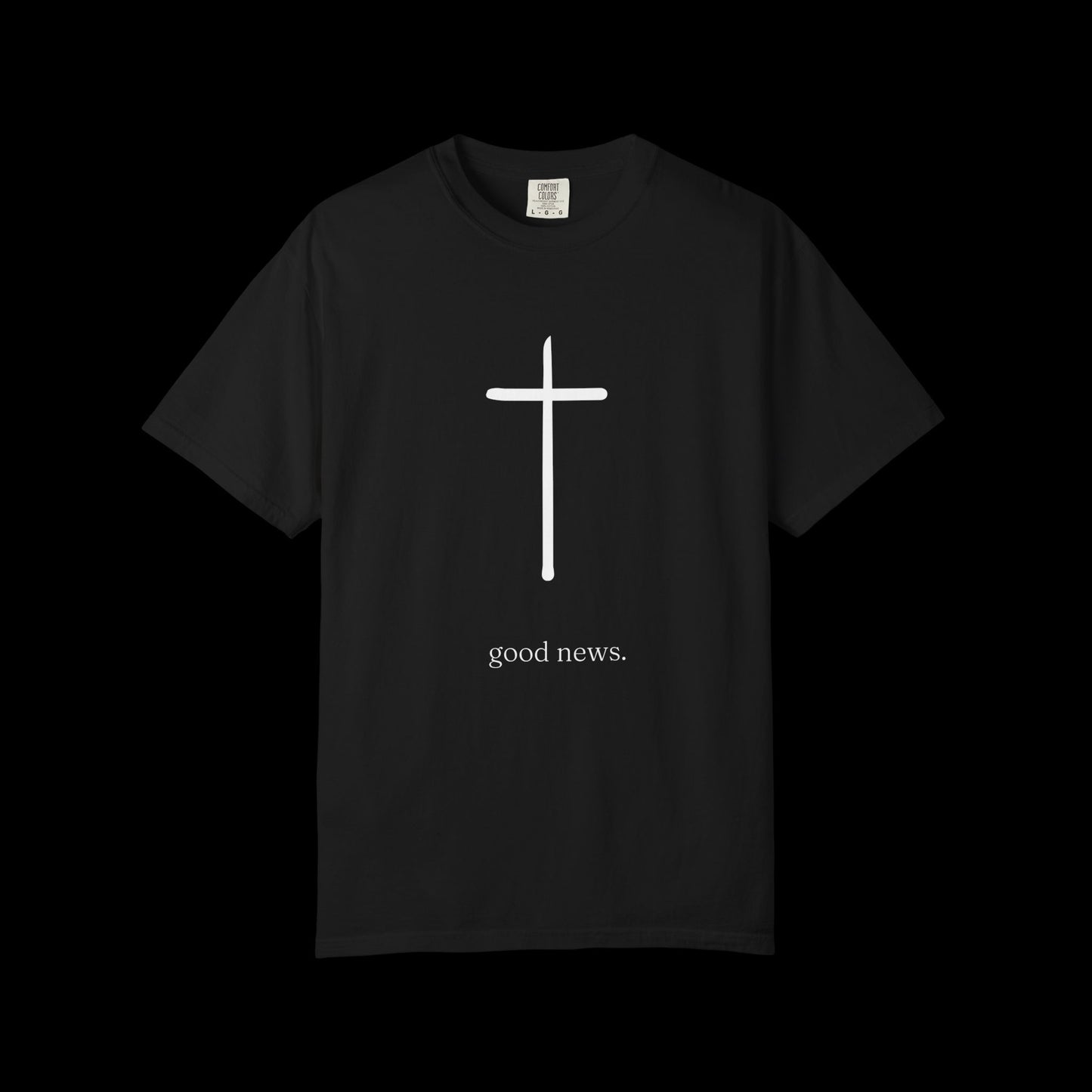 Good News. Unisex Garment-Dyed T-shirt, Comfortable Summer Tee, Casual Everyday Wear, Gift for Friends, Eco-Friendly Apparel, Customizable Design