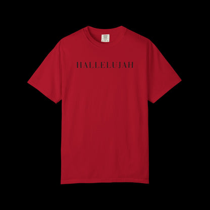 Hallelujah Graphic T-Shirt | Unisex Vintage Tee for Faith & Adventure | Perfect for Casual Wear, Gifts, Church Events, or Summer Outings