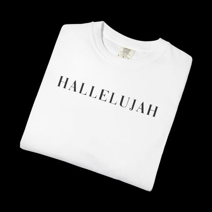 Hallelujah Graphic T-Shirt | Unisex Vintage Tee for Faith & Adventure | Perfect for Casual Wear, Gifts, Church Events, or Summer Outings