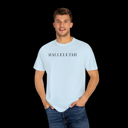 Hallelujah Graphic T-Shirt | Unisex Vintage Tee for Faith & Adventure | Perfect for Casual Wear, Gifts, Church Events, or Summer Outings