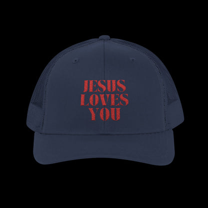 Jesus Loves You Snapback Trucker Cap