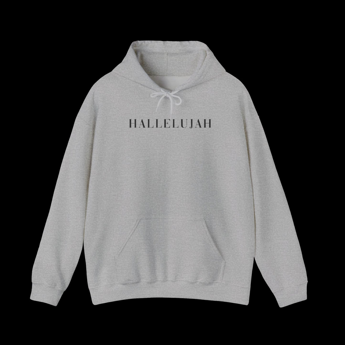 Hallelujah Hooded Sweatshirt | Comfort Wear, Unisex Fashion, Faith-Inspired Apparel, Cozy Gift, Relaxed Style