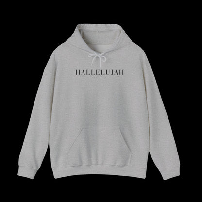 Hallelujah Hooded Sweatshirt | Comfort Wear, Unisex Fashion, Faith-Inspired Apparel, Cozy Gift, Relaxed Style
