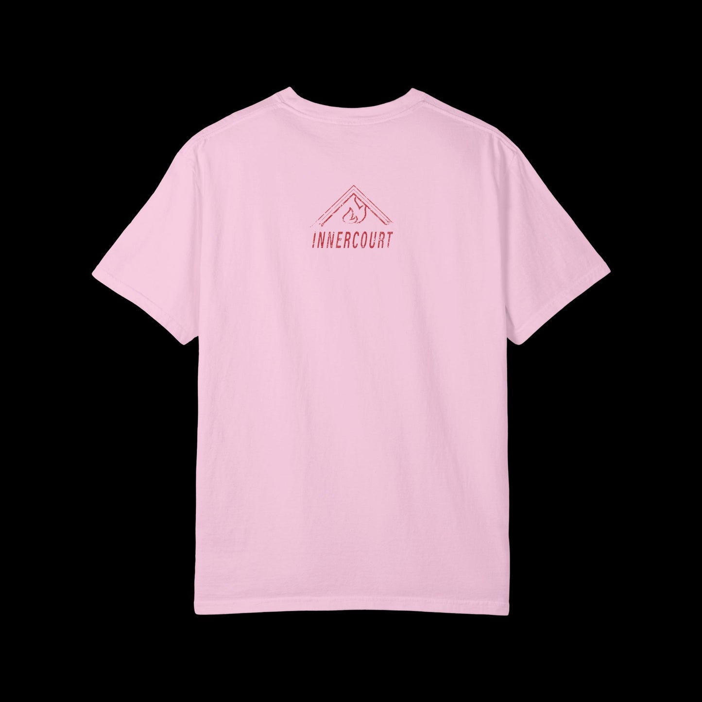 Curved Jesus Loves You Unisex Garment-Dyed T-shirt, Faith Tee, Christian Shirt, Inspirational Apparel, Casual Wear, Gift for Believers