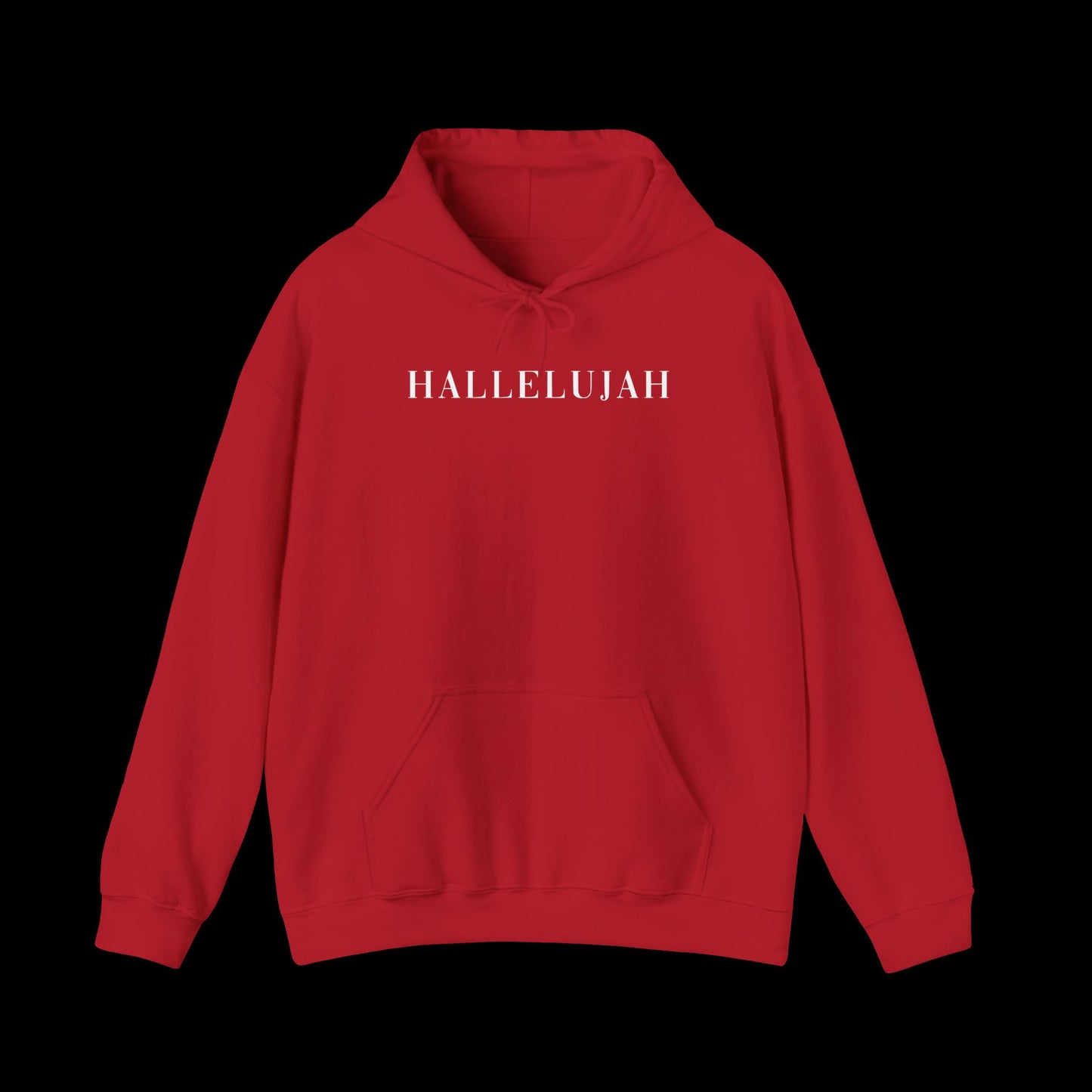 Hallelujah Hooded Sweatshirt | Comfort Wear, Unisex Fashion, Faith-Inspired Apparel, Cozy Gift, Relaxed Style