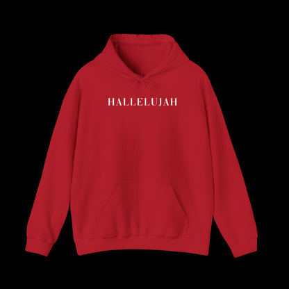 Hallelujah Hooded Sweatshirt | Comfort Wear, Unisex Fashion, Faith-Inspired Apparel, Cozy Gift, Relaxed Style