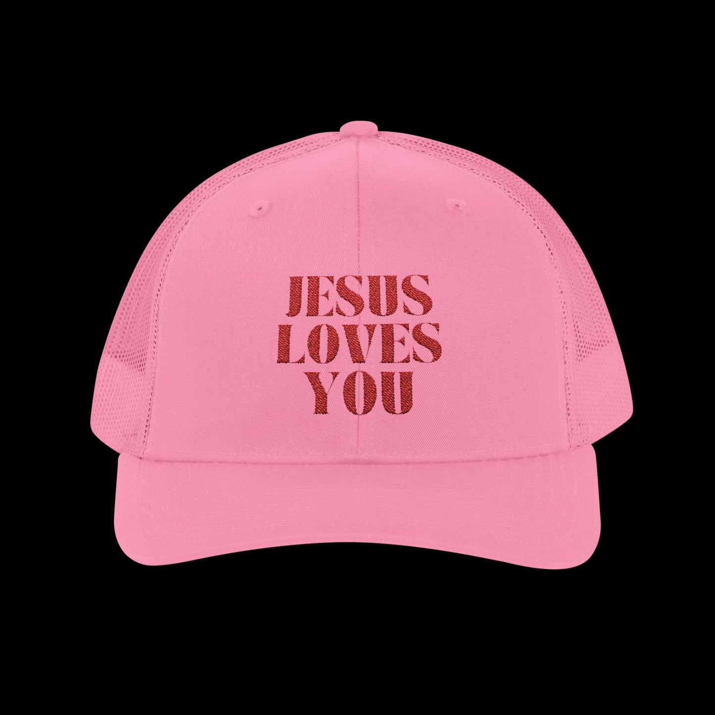 Jesus Loves You Snapback Trucker Cap