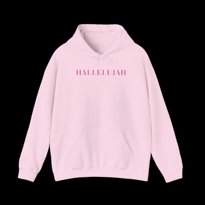 Hallelujah Hooded Sweatshirt | Comfort Wear, Unisex Fashion, Faith-Inspired Apparel, Cozy Gift, Relaxed Style