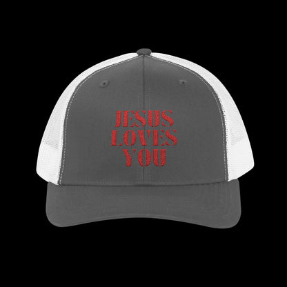 Jesus Loves You Snapback Trucker Cap
