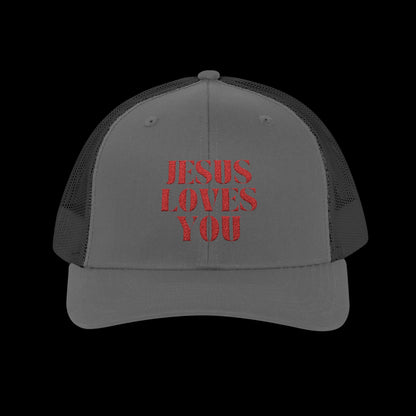 Jesus Loves You Snapback Trucker Cap