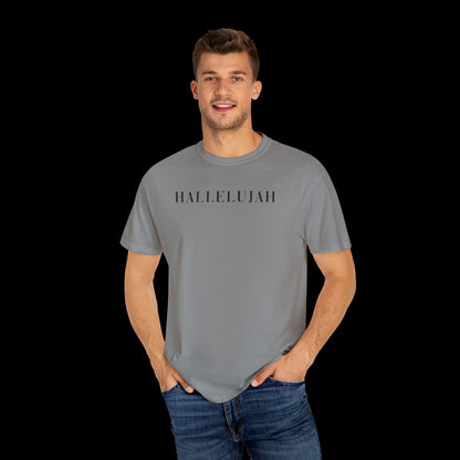 Hallelujah Graphic T-Shirt | Unisex Vintage Tee for Faith & Adventure | Perfect for Casual Wear, Gifts, Church Events, or Summer Outings