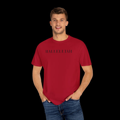 Hallelujah Graphic T-Shirt | Unisex Vintage Tee for Faith & Adventure | Perfect for Casual Wear, Gifts, Church Events, or Summer Outings