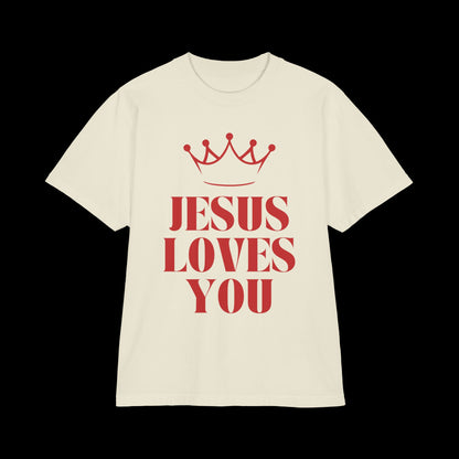 Jesus Loves You - King Culture - Oversized Streetwear Tee