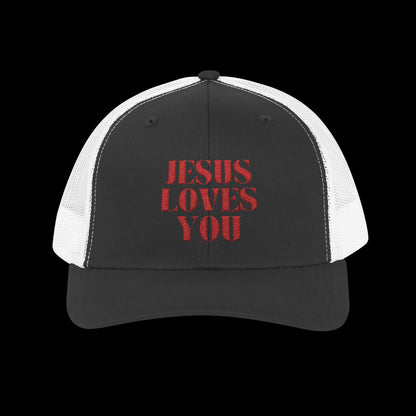 Jesus Loves You Snapback Trucker Cap