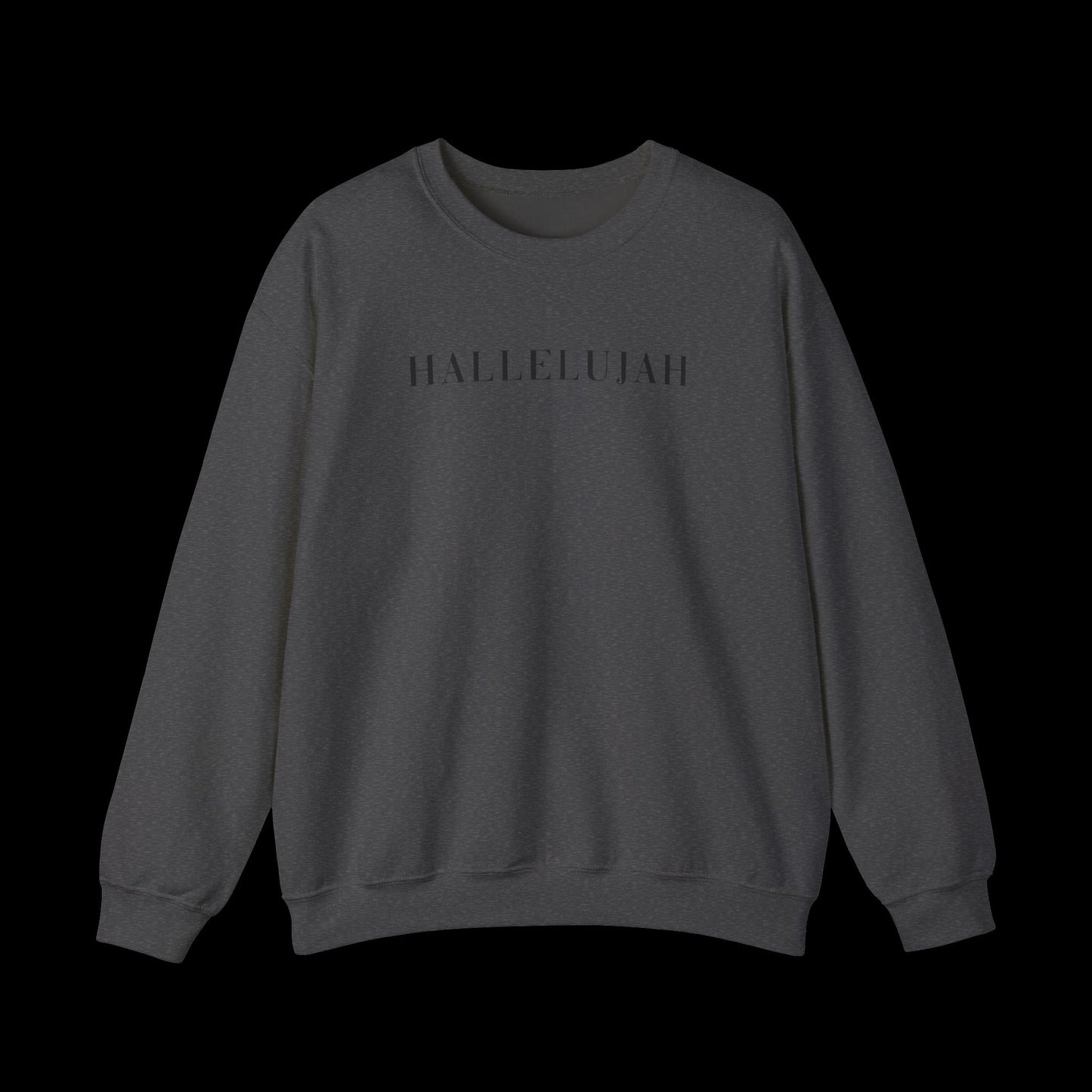 Hallelujah Unisex Sweatshirt, Cozy Crewneck, Inspirational Gift, Everyday Wear, Church Apparel, Relaxed Style