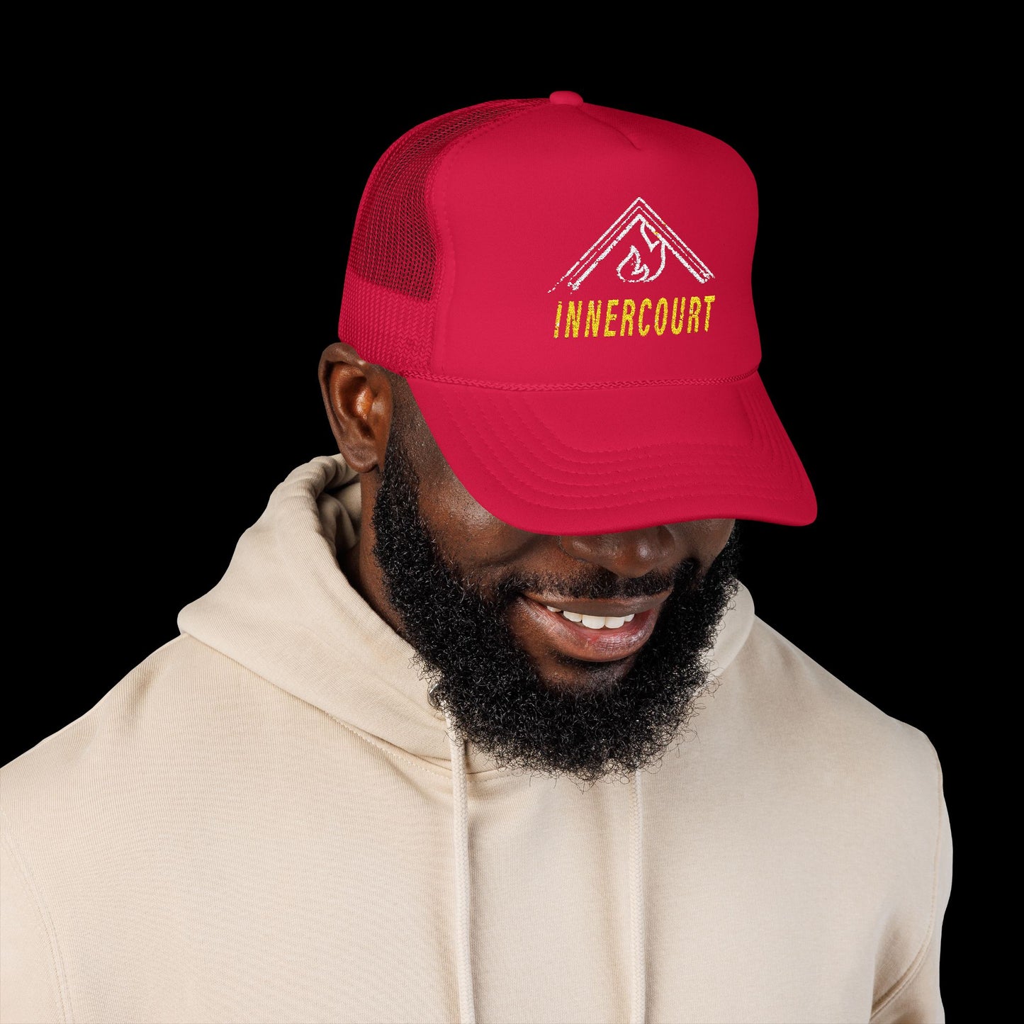 OG Inner Court Logo - 5 Panel Trucker Hat