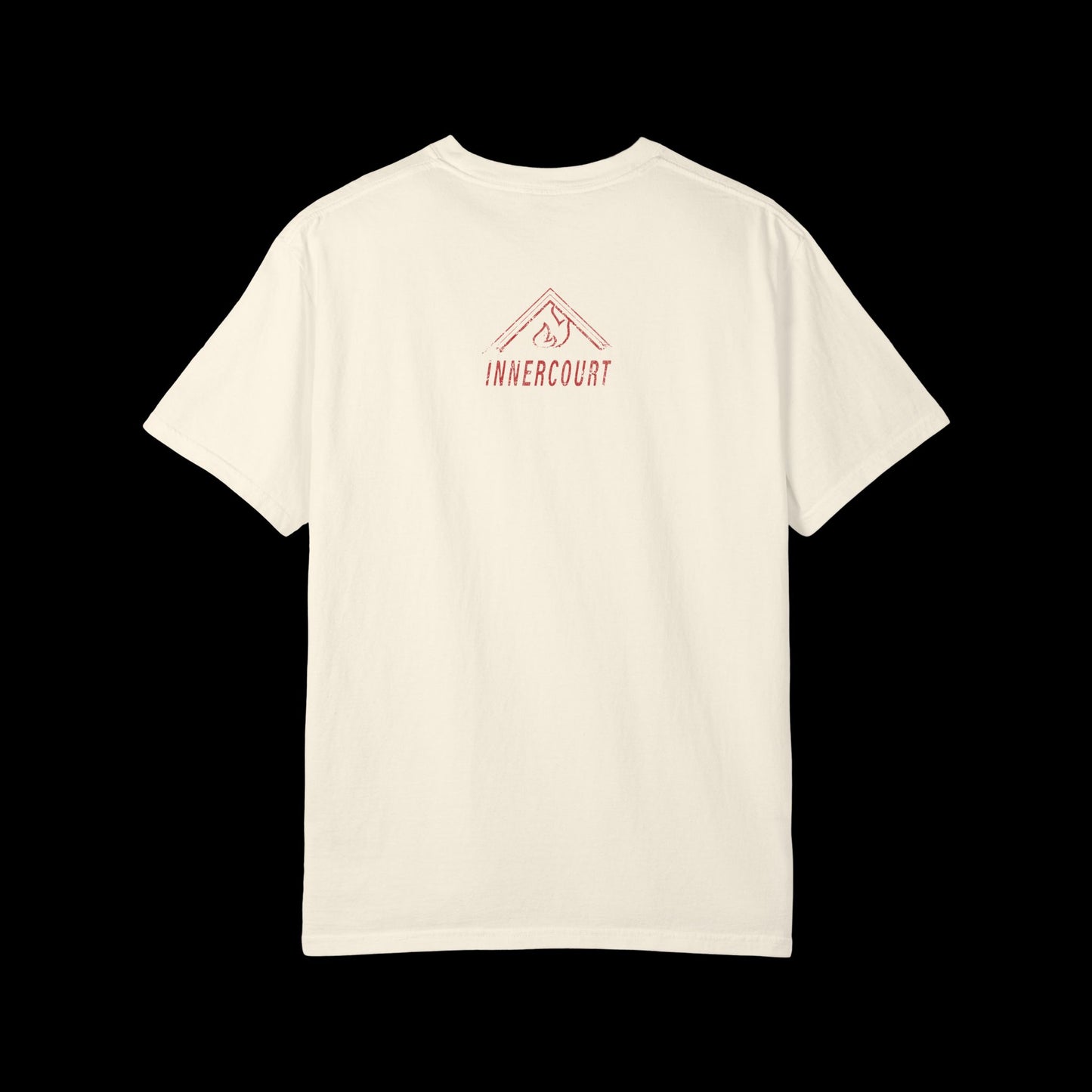 Curved Jesus Loves You Unisex Garment-Dyed T-shirt, Faith Tee, Christian Shirt, Inspirational Apparel, Casual Wear, Gift for Believers