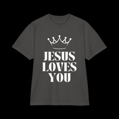 Jesus Loves You - King Culture - Oversized Streetwear Tee