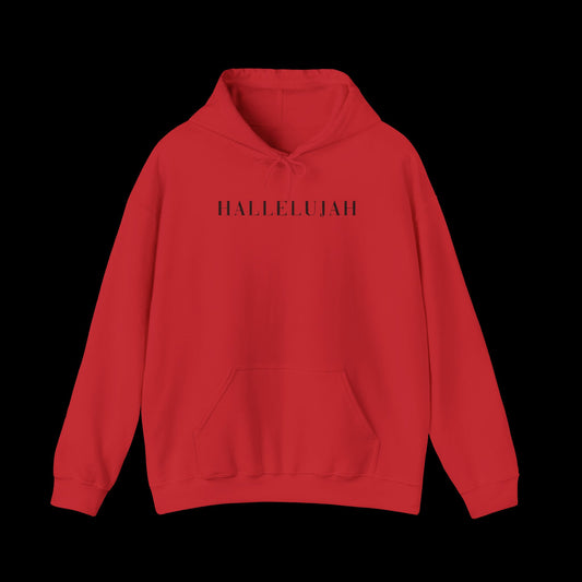 Hallelujah Hooded Sweatshirt | Comfort Wear, Unisex Fashion, Faith-Inspired Apparel, Cozy Gift, Relaxed Style