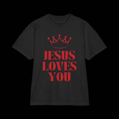 Jesus Loves You - King Culture - Oversized Streetwear Tee