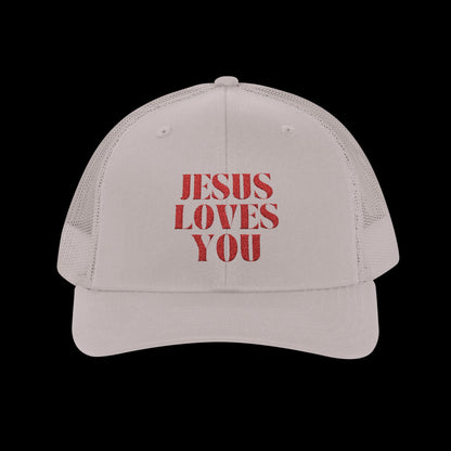 Jesus Loves You Snapback Trucker Cap