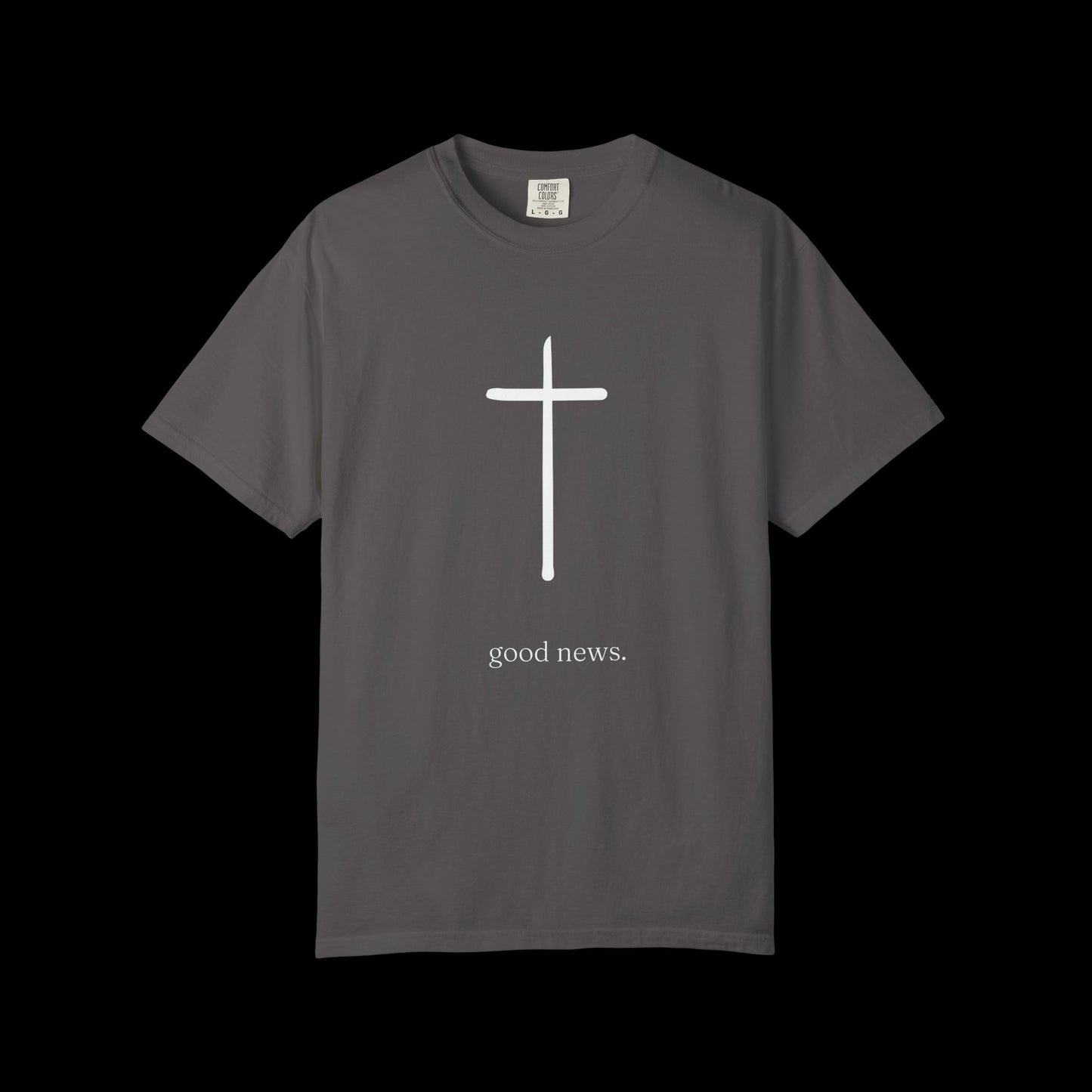 Good News. Unisex Garment-Dyed T-shirt, Comfortable Summer Tee, Casual Everyday Wear, Gift for Friends, Eco-Friendly Apparel, Customizable Design