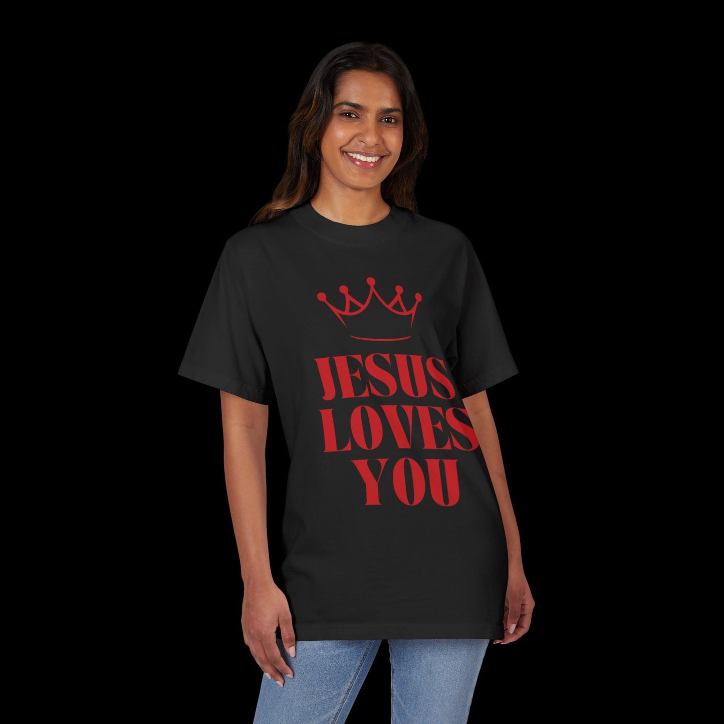 Jesus Loves You - King Culture - Oversized Streetwear Tee