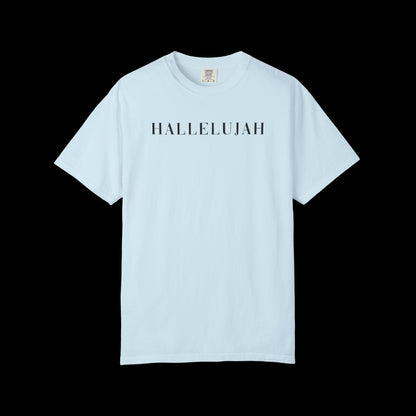 Hallelujah Graphic T-Shirt | Unisex Vintage Tee for Faith & Adventure | Perfect for Casual Wear, Gifts, Church Events, or Summer Outings