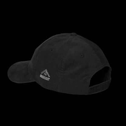 Vintage Corduroy Cap with 'Hallelujah' Embroidery, Casual Hat, Gift for Music Lovers, Trendy Accessory, Holiday Apparel