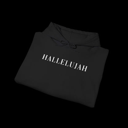 Hallelujah Hooded Sweatshirt | Comfort Wear, Unisex Fashion, Faith-Inspired Apparel, Cozy Gift, Relaxed Style