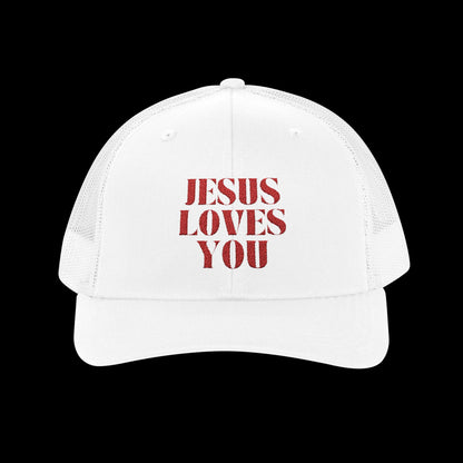 Jesus Loves You Snapback Trucker Cap